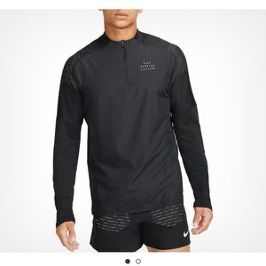 NWT Nike Dri-FIT Run Division Flash Element Men's 1/2-Zippered Running Top